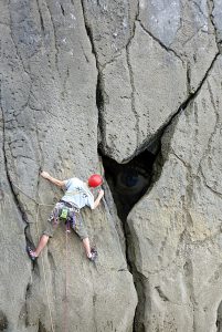 Alex on Cave Crack